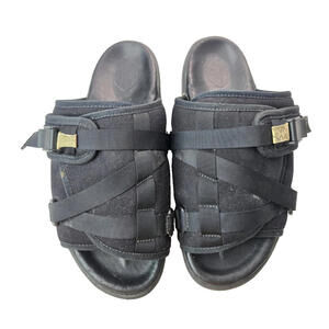 Visvim Vintage Christo Limited Edition Black Sandals Slides Mens 12 XL